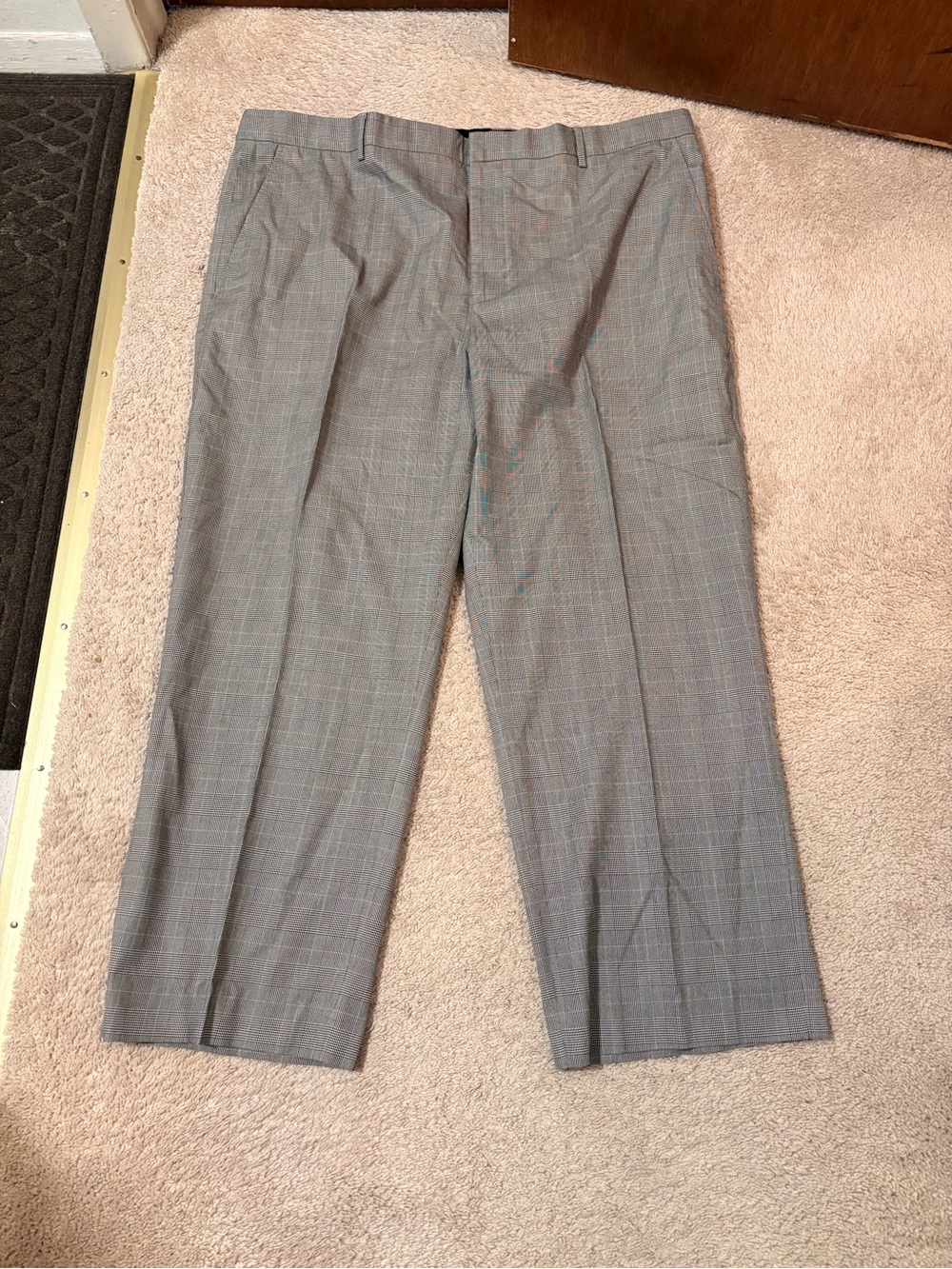 Banana Republic Gray Plaid Dress Pants(bc20)